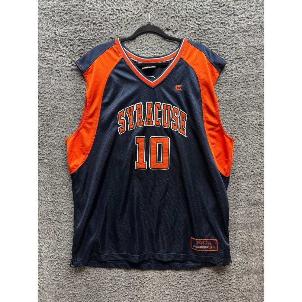 Colosseum Athletics Syracuse University Basketball Jersey Black Mens Size XL